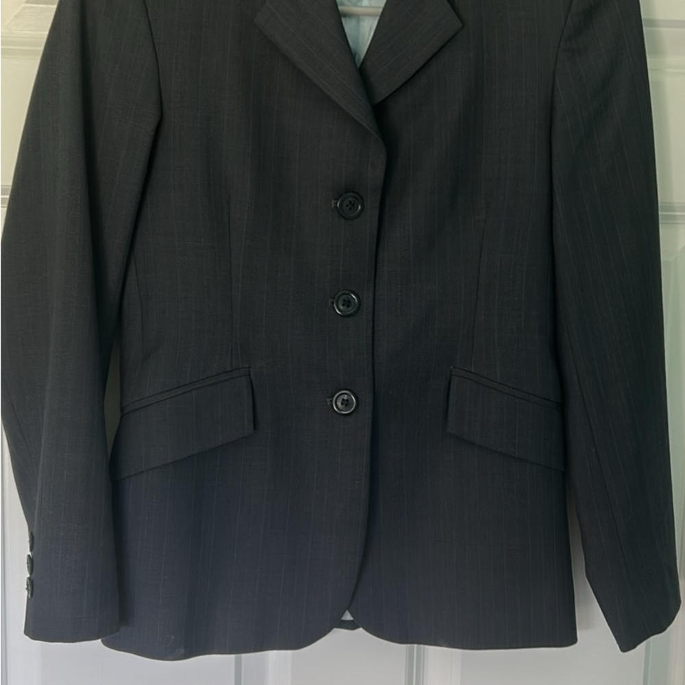 RJ Classics Equestrian Show Jacket Size 14R very dark gray/ light black
